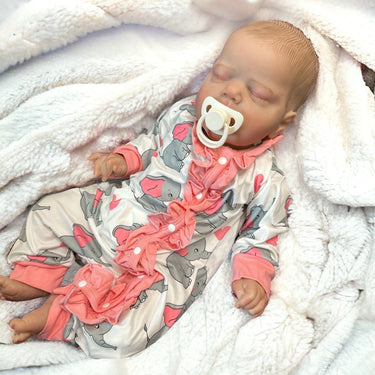 Handmade Weighted Newborn Lifelike Reborn Baby Doll 20 inch Baby Girl/Boy Soft Heavy Baby Dolls For Children Child Friendly First Play Dolls